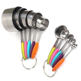 Bộ muỗng đong  Inox 10 món