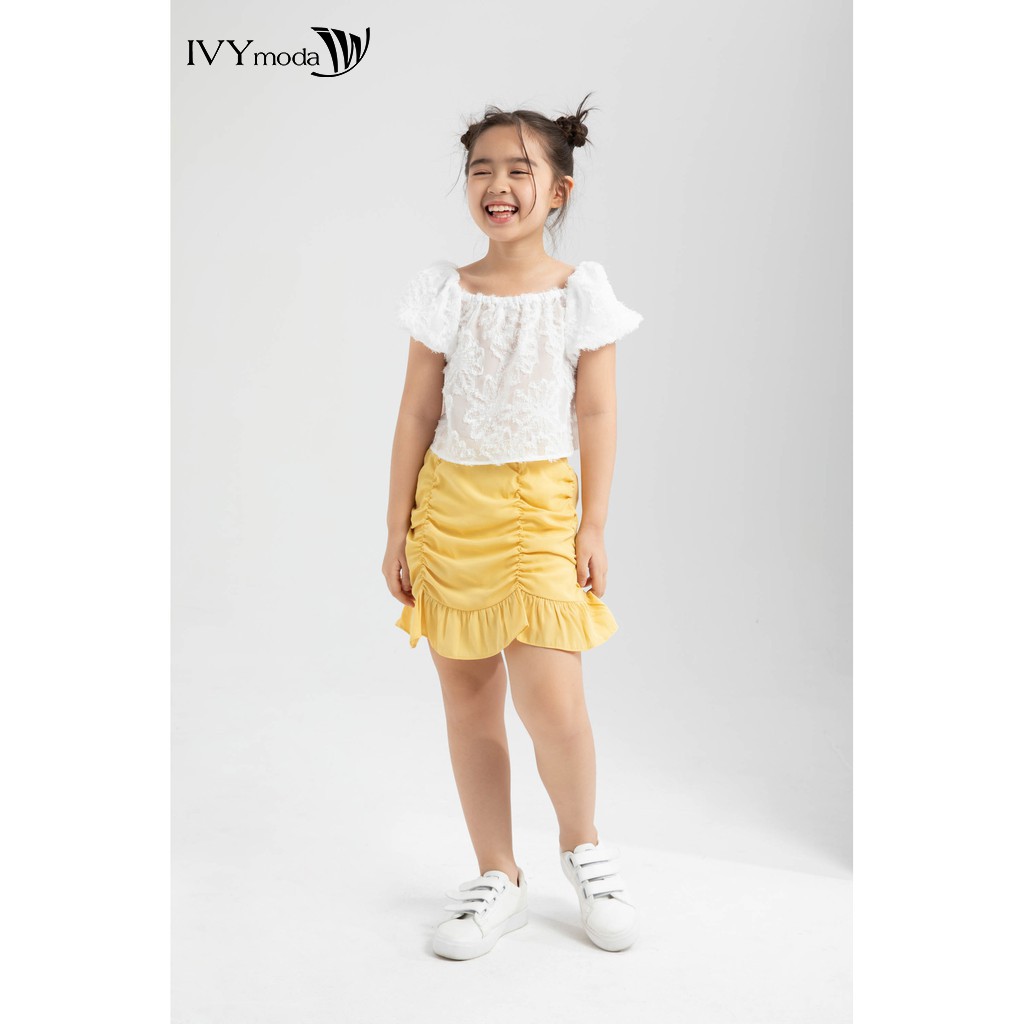 Chân váy thô chữ A bé gái IVY moda MS 31G1160