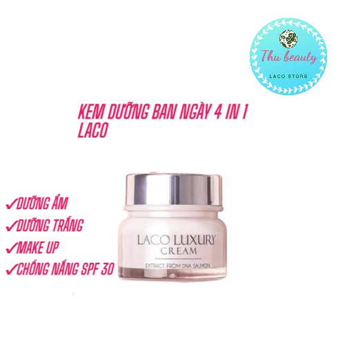 LACO LUXULY CREAM🔰MAKE UP_DƯỠNG ẨM_TRẮNG DA_KEM NGÀY LACO
