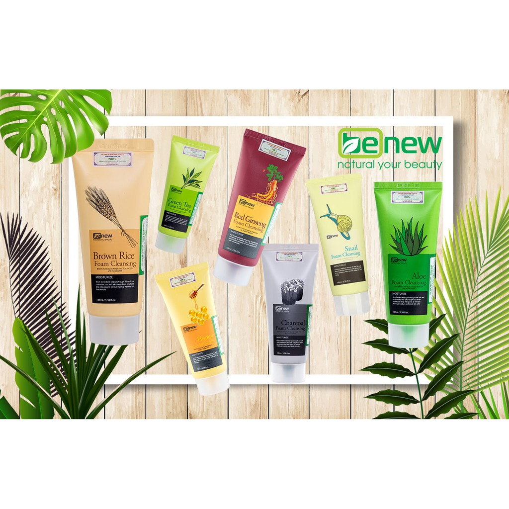 Sữa Rửa Mặt Trà Xanh Hàn Quốc BENEW 100ml Hàng Chính Hãng