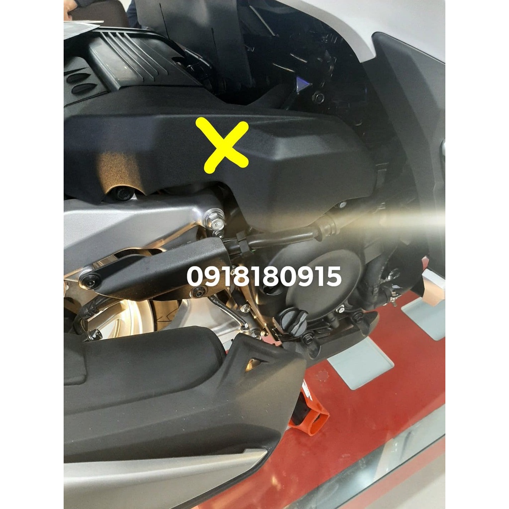 Nắp mô bin cao áp nắp rè con lót gầm bánh sau sh 350i honda
