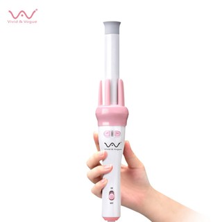 Máy Uốn Tóc  Máy Làm Tóc Máy Làm Xoăn Tự Động Xoay 360 Độ Hàng Chính Hãng VIVID & VOGUE Bảo Hành 6 Tháng