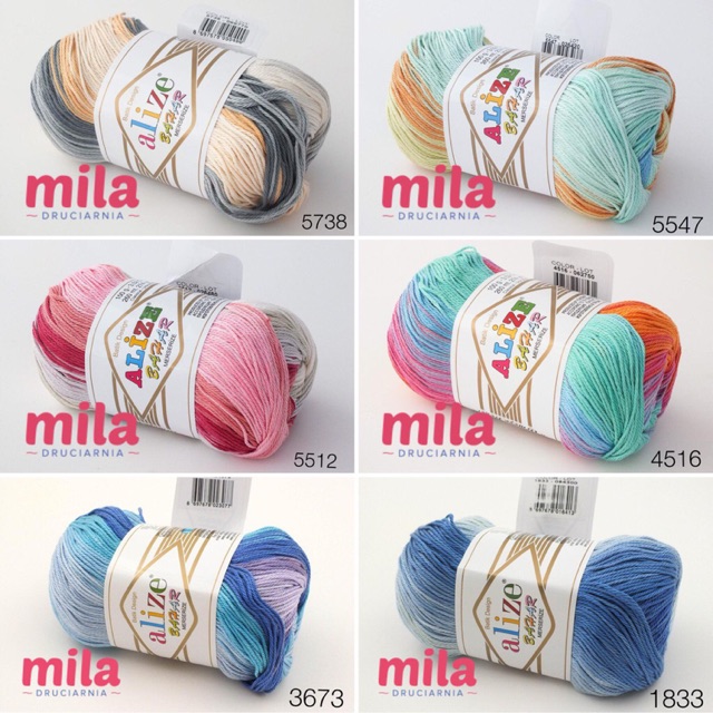 Sợi Cotton Bóng Bahar Batik