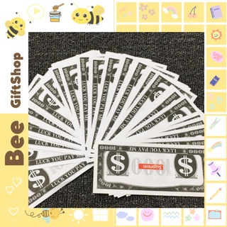 Tiền Súng bắn tiền Supreme 100 tờ