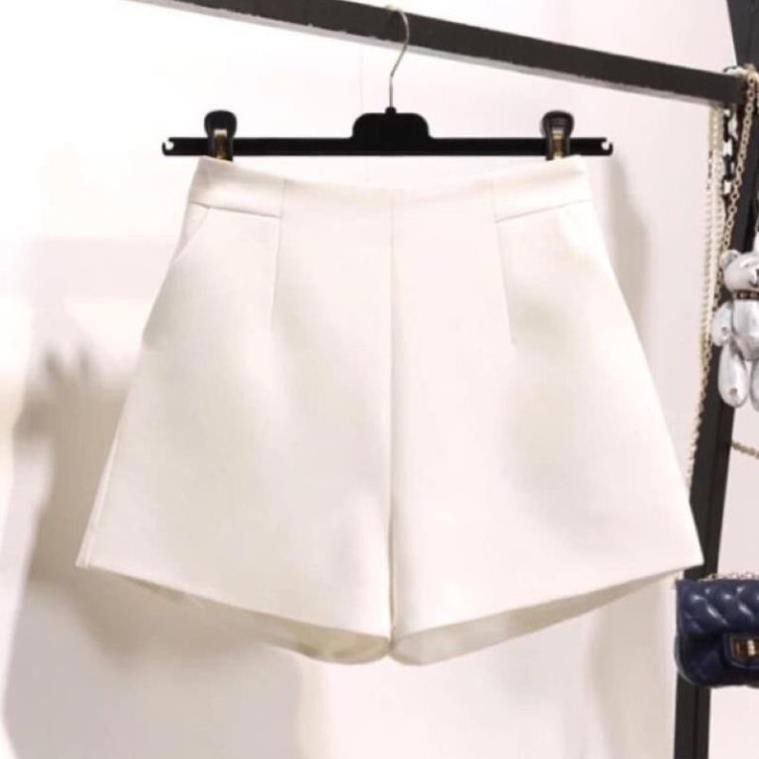 [GIÁ HỦY DIỆT] Quần Short Công Sở Lưng Cao Vải Tuyết Mua Dày Đẹp TM0306