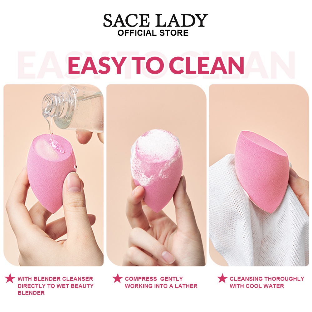 Mút trang điểm SACE LADY trọng lượng 9g chất lượng cao chuyên dụng