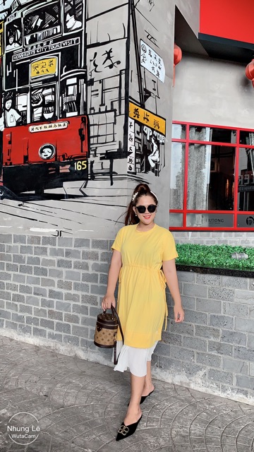 Bigsize Đầm thun đuôi cá rút eo D318 | BigBuy360 - bigbuy360.vn