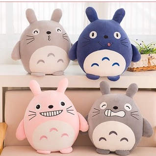 Gấu Nhồi Bông-Gối Hình Thú Totoro Nhắm mắt, Gối Ôm Siêu Đáng Yêu Cho Bé