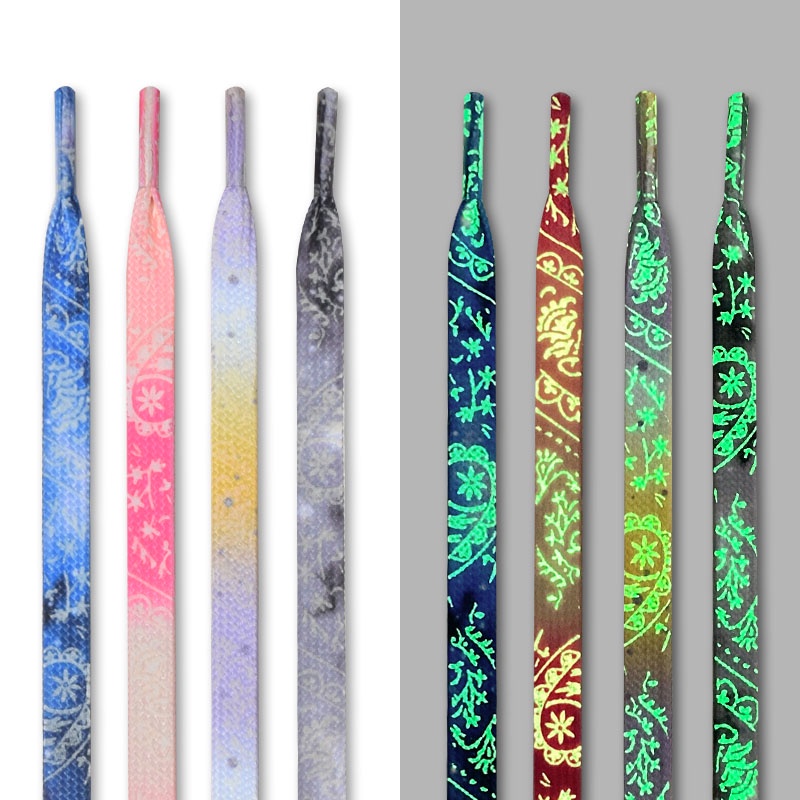 Dây Giày Màu Gradient Dạ Quang Độc Đáo