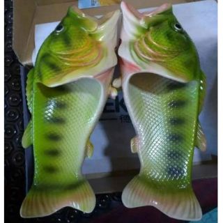 Dép cá rô phi xanh