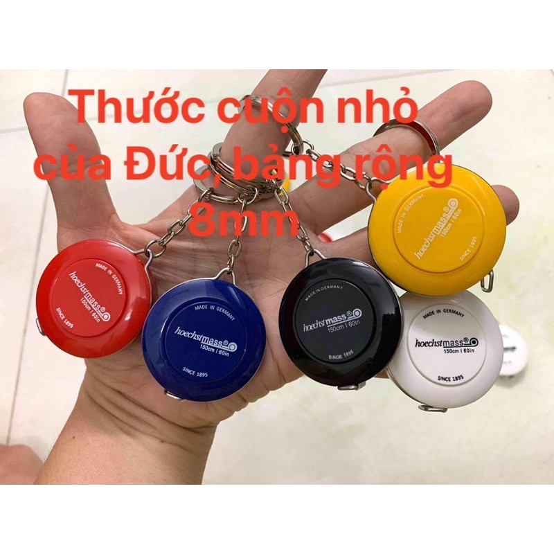 Thước cuộn nhỏ chính hãng của Đức bảng rộng 8mm