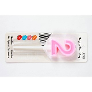 Nến số sinh nhật các màu