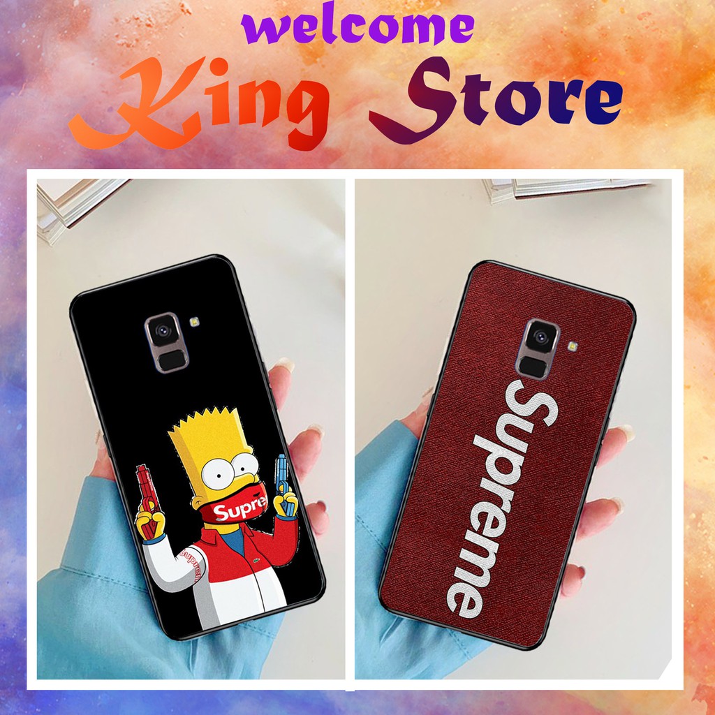 Ốp lưng Samsung A6-2018/A6 Plus/A8-2018/A8 Plus in hình Logo SÜPŘËMĔ siêu đẹp, lạ_KINGSTORE.HN_Ốp SS A6/A6P/A8/A8P