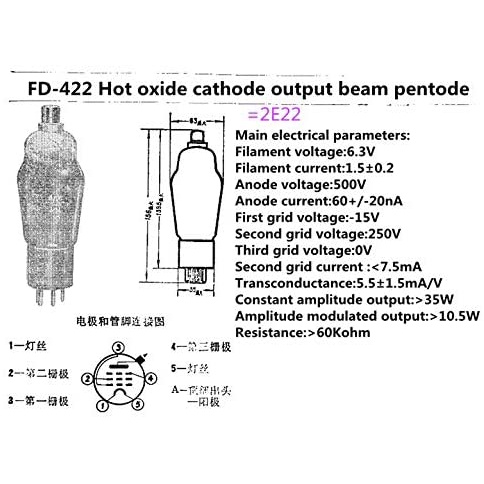 Bóng điện tử FD422  Mới nguyên hộp chưa sử dụng