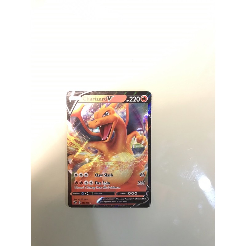 Thẻ bài pokémon tcg Charizard V