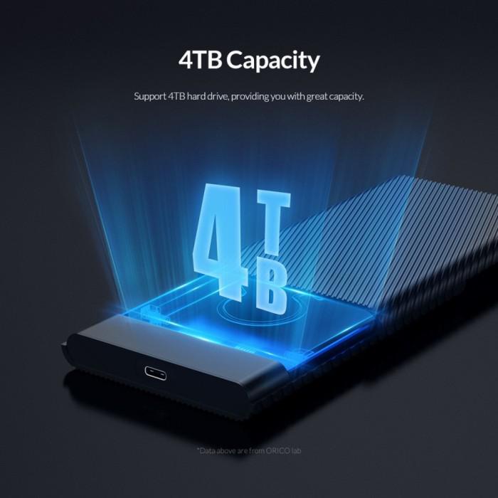 Ốp Ổ Cứng Ngoài Orico Hdd Ssd 2.5 Type-C Usb-C 2521c3-cx Ốp