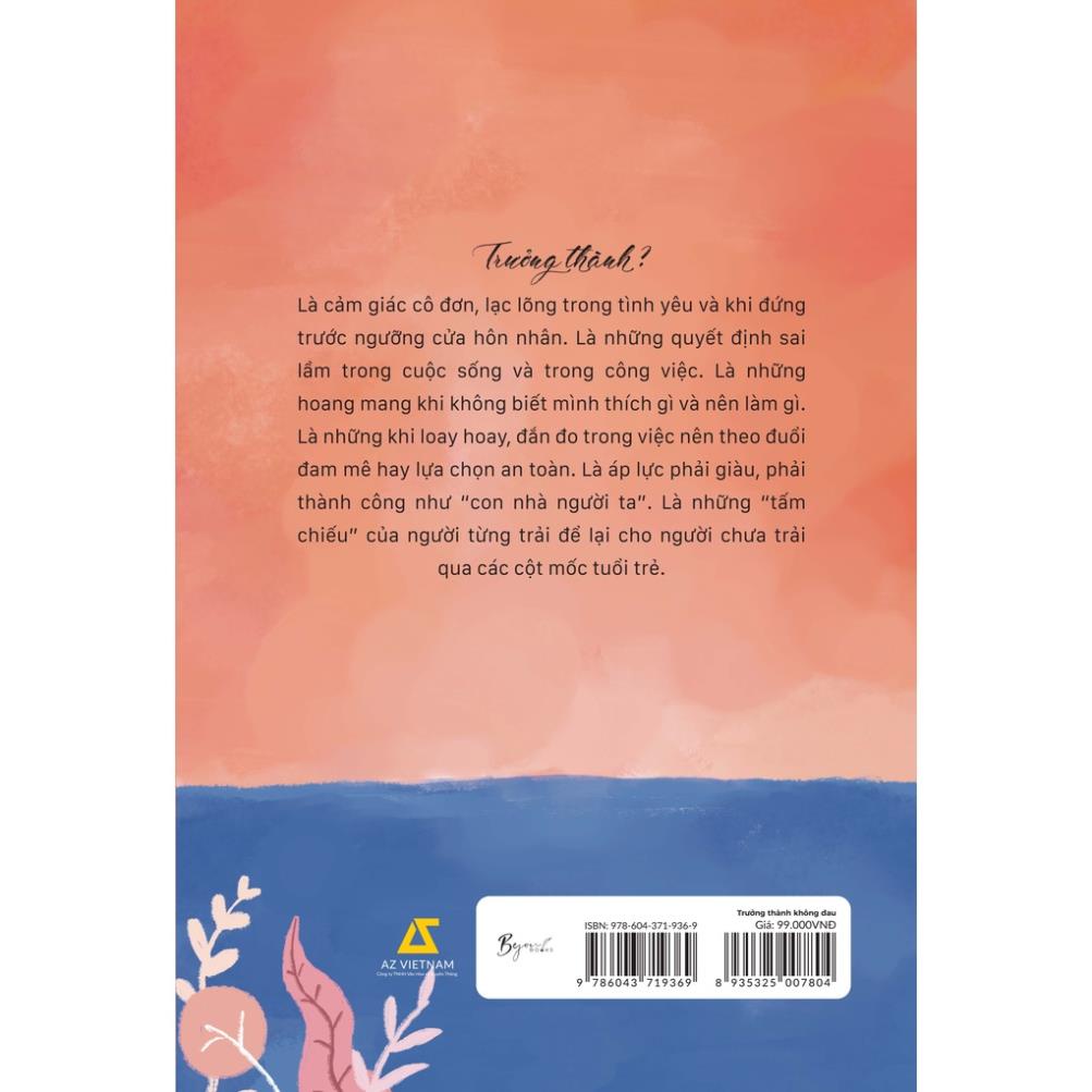Sách - Trưởng Thành Không Đau - Khoa - AZVietNam
