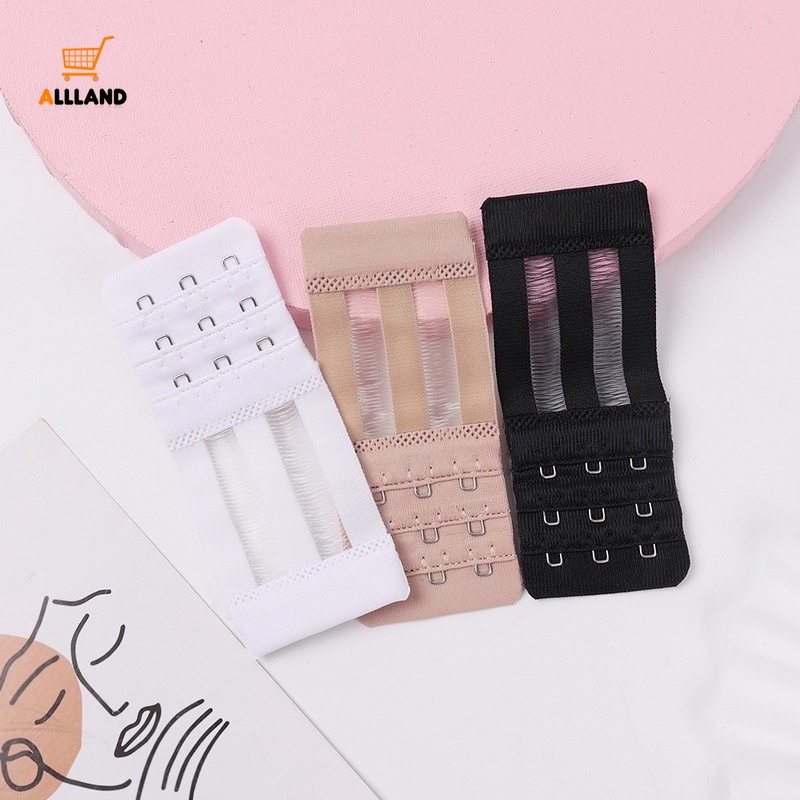 Phụ kiện mở rộng dây áo ngực bằng thép không gỉ ba hàng khóa sau lưng