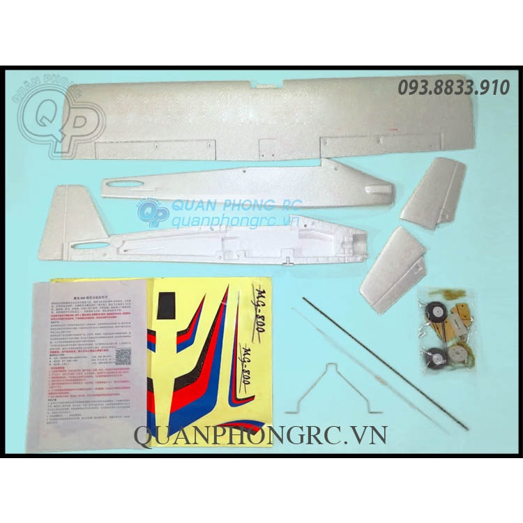Kit Máy Bay EPP Trainer MG 800 Mini Devil Sải 80cm
