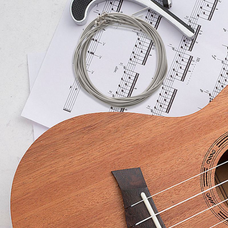 Set 4 Dây Đàn Guitar Bass Mạ Bạc
