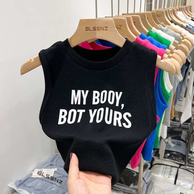 Áo Hai Dây Mỏng Dáng Ngắn Thời Trang Mùa Hè Cho Nữ