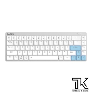 Bàn phím cơ không dây dareu ek868 white 68key