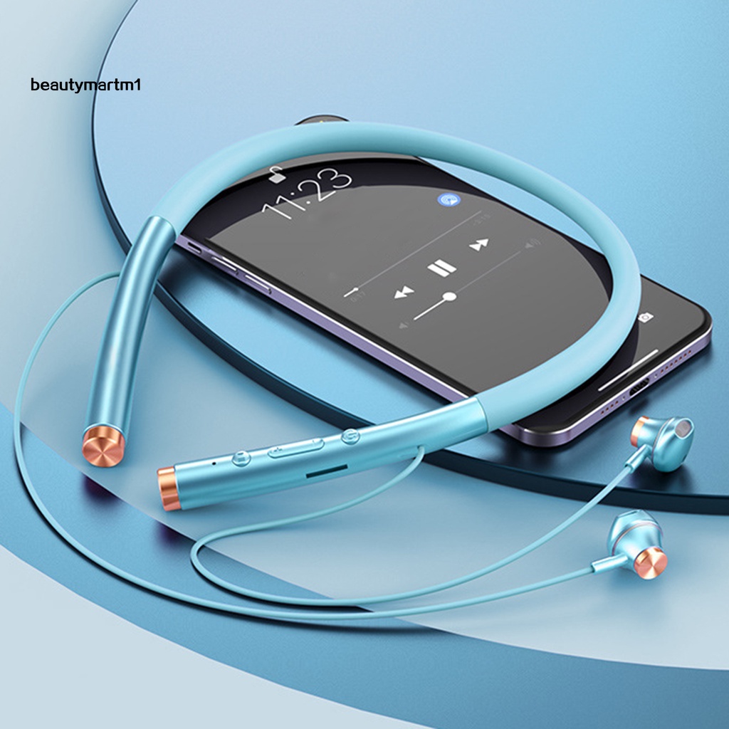 (Shop Amart) Tai Nghe Bluetooth 5.0 Dạng Đeo Cổ Chống Nước