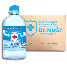 Nước súc miệng DR.Muối Vỏ chanh/ Truyền thống 1000ml