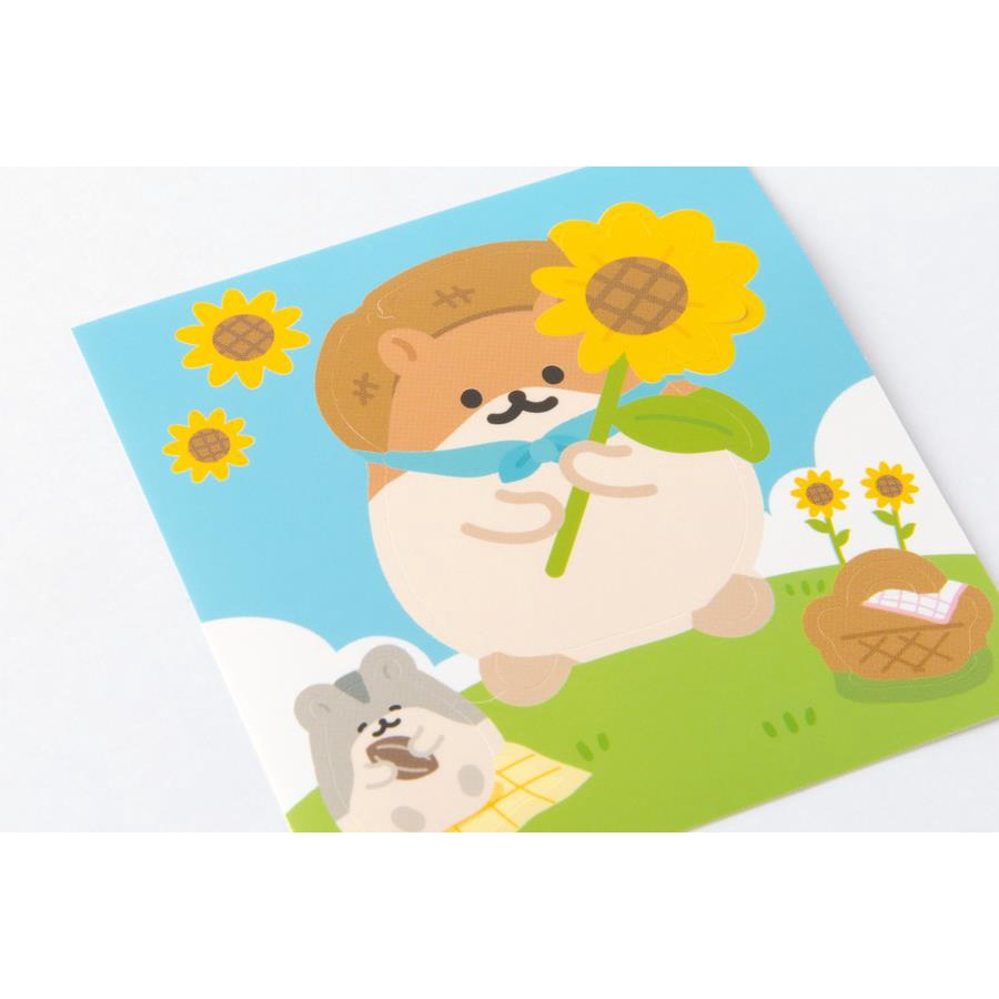 Set 3 Sticker ARTBOX Hàn Quốc Hình Chuột Hamster Đáng Yêu