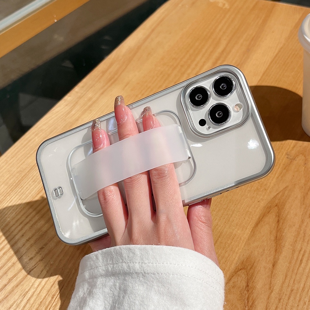Ốp Lưng Silicone DẻO ChốNg SốC Có Dây Đeo Cổ Tay Cho IPhone 13 12 11 Pro Max IPhone 14 Pro Max