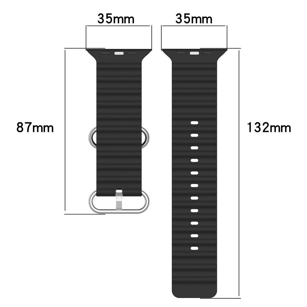 Dây Đeo Đồng Hồ Bằng Silicone Siêu apple 49mm 45mm 41mm 44mm 40mm 42mm 38mm 7 6 se 5
