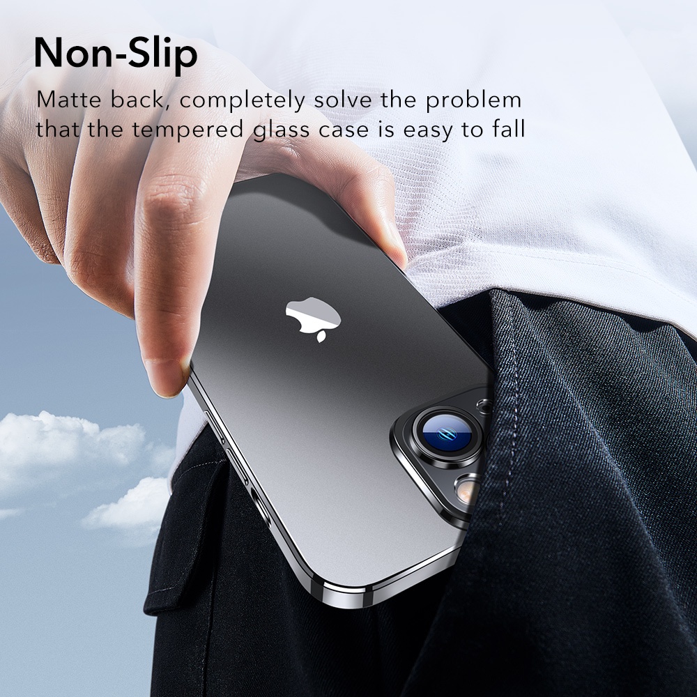 ESR Ốp Điện Thoại Bảo vệ máy ảnh ốp lưng iphone chống sốc Kính Cường Lực Cứng Viền Mềm Chống Cho iPhone 14 / 14Plus / 14 Pro / 14 Promax