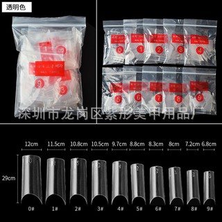 Móng nối form ống tre bịch 500 móng