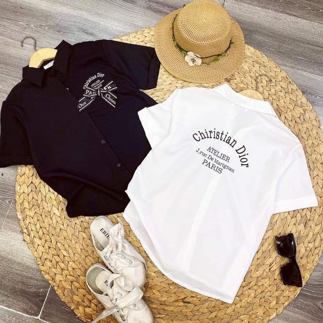 ÁO SƠMI NƠ D.IO.R