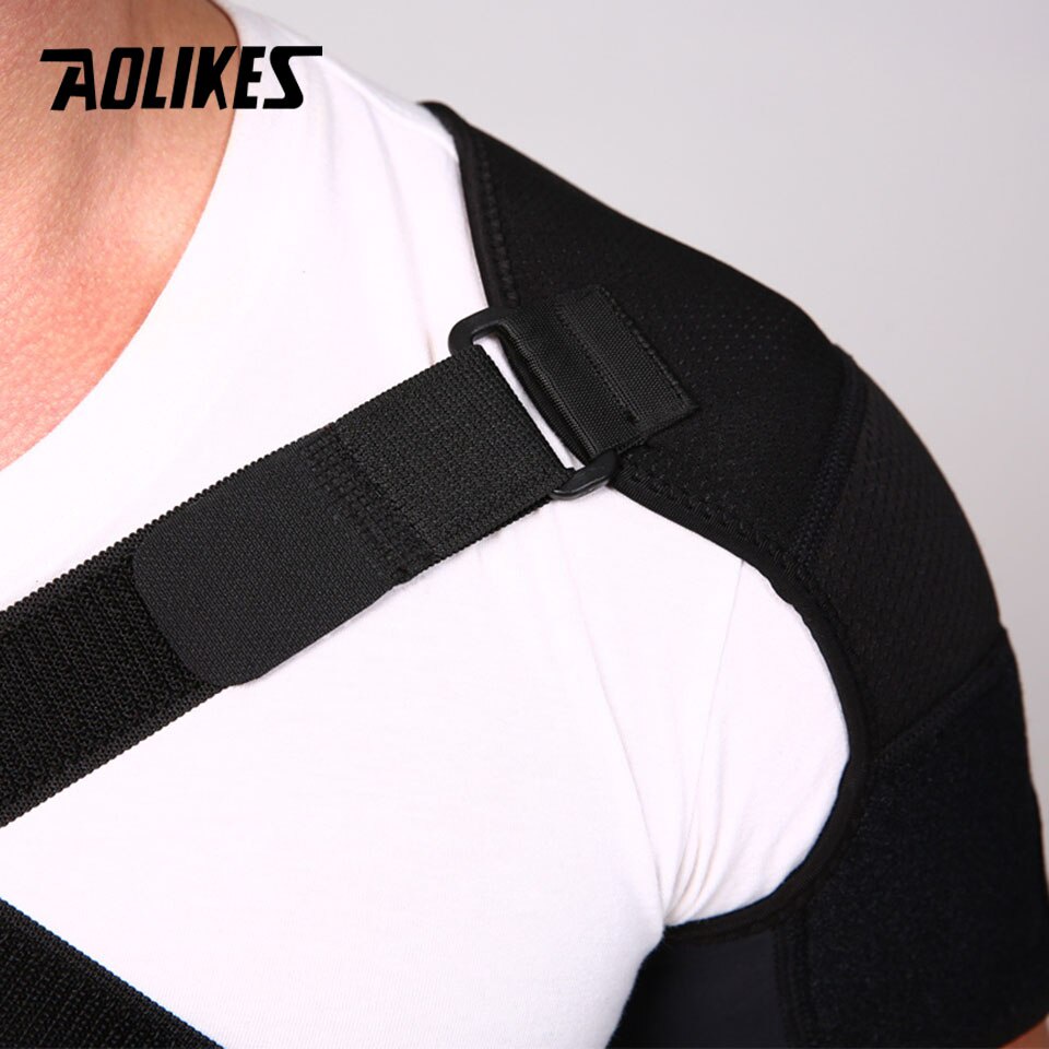 Đai cố định khớp vai đôi AOLIKES A-1695 hỗ trợ vai và lưng Shoulder Support