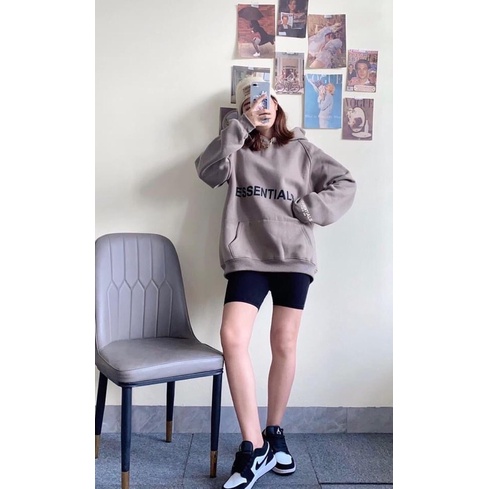 ÁO HODIE ESSENTIAL SIÊU HOT ( Túi zip, mac đầy đủ )