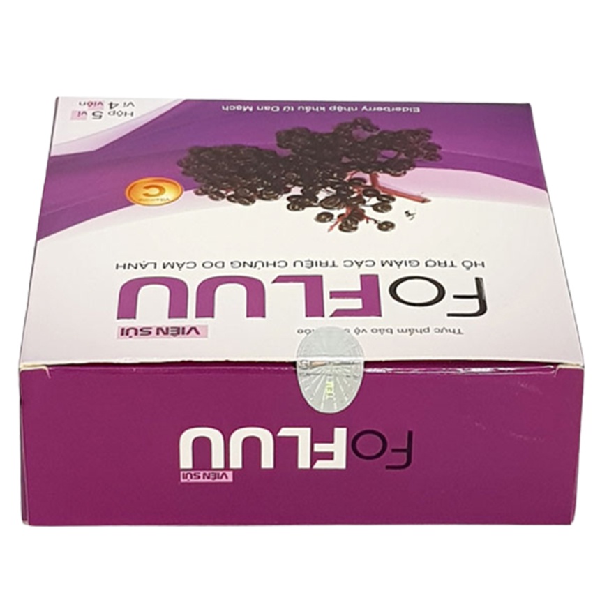 Sủi vị trái cây Giảm Nhanh Cảm Lạnh, Tăng Cường Sức Đề Kháng FoFluu 20 viên - Cvspharmacy