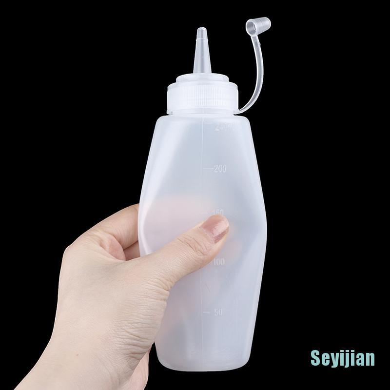 Set 3 Chai Nhựa Đựng Nước Sốt / Salad Có Nắp Đậy Tiện Dụng