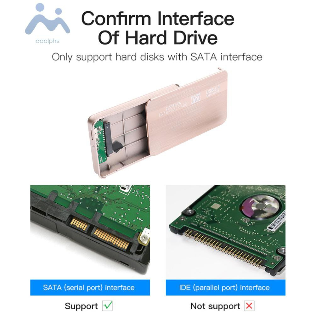 Vỏ Ổ Cứng Adolphs Yd0016 2.5 Inch Hdd Ssd Sang Usb 3.0 | BigBuy360 - bigbuy360.vn