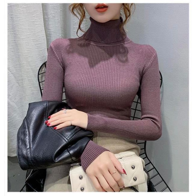 Áo Len Dài Tay Cổ Gập,Áo Len Cao Cấp,Trẻ Trung Thời Trang | BigBuy360 - bigbuy360.vn