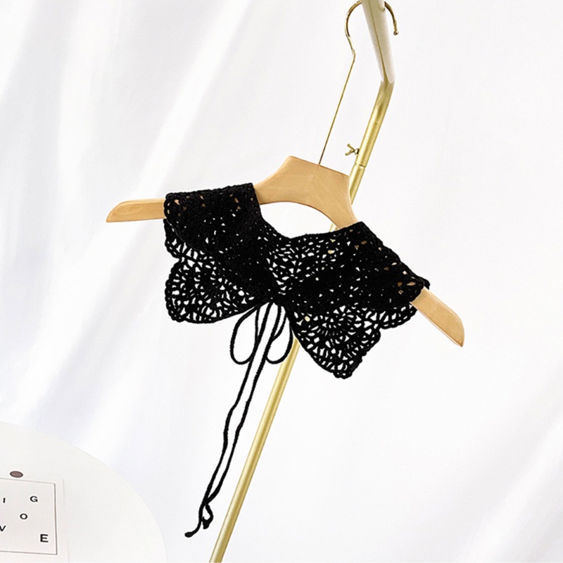 Phụ kiện trang trí cổ áo sơ mi kiểu ren đan móc thời trang mùa hè cho nữ
 | BigBuy360 - bigbuy360.vn