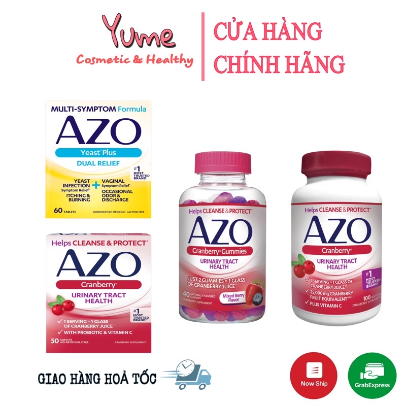 Kẹo gummies Azo Cranberry