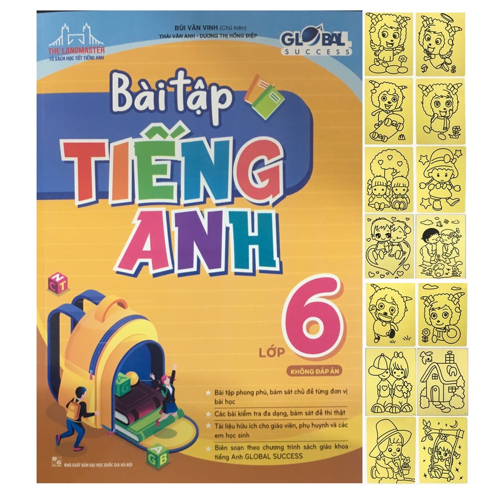 Sách - The langmasster bài tập tiếng anh lớp 6 (không đáp án)