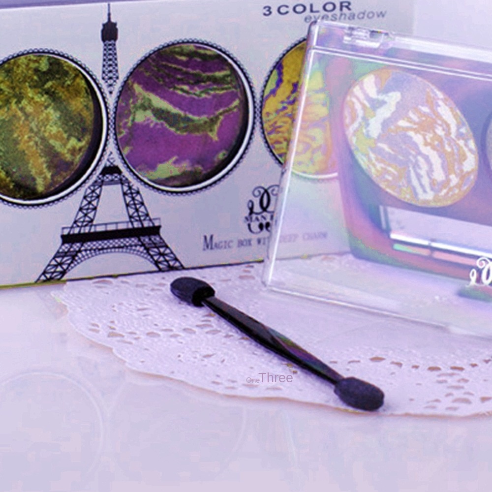 1pc Que Phấn Mắt Hai Đầu Bằng cotton Dài 75MM Dùng Một Lần