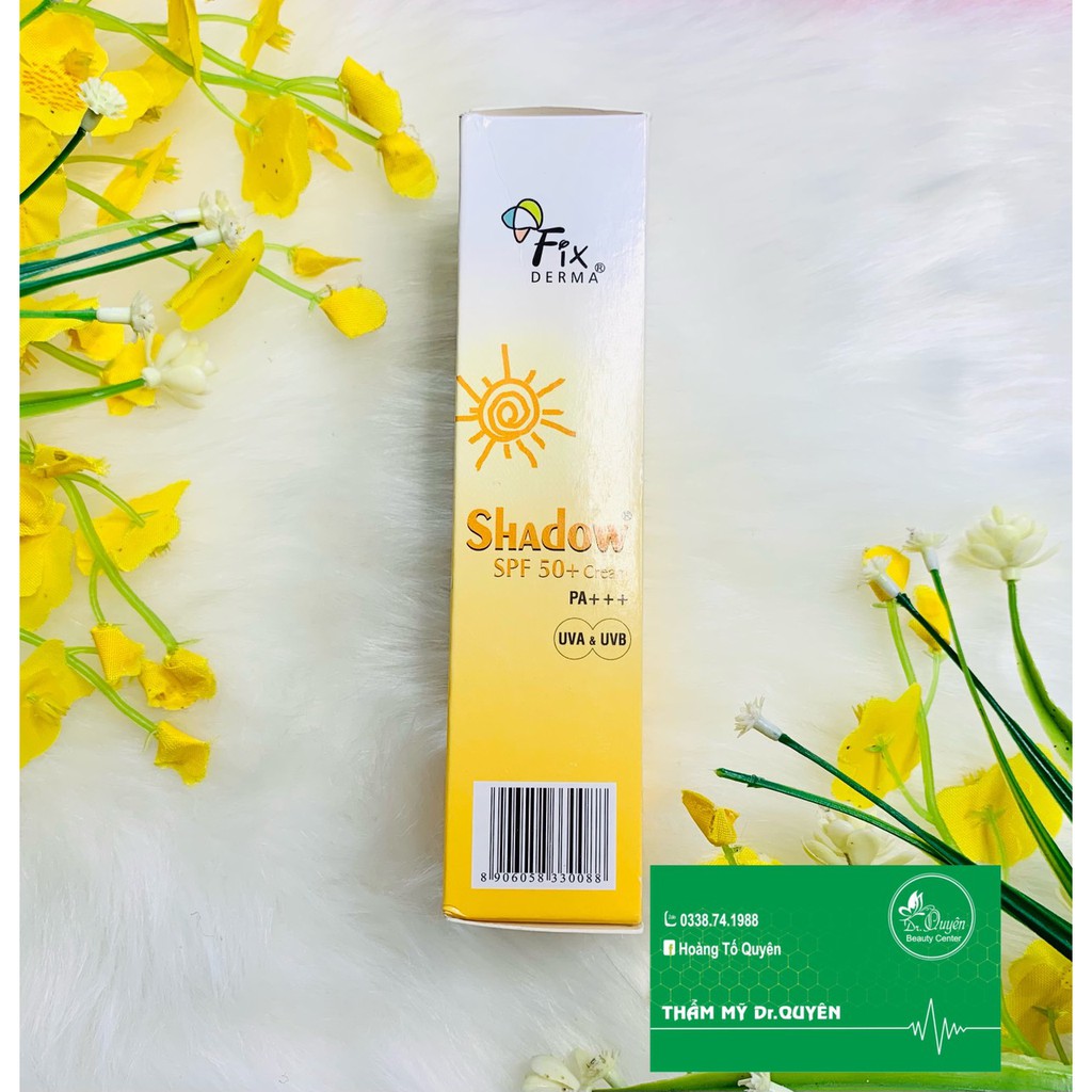 [CHÍNH HÃNG] Kem chống nắng Fixderma Shadow SPF 50+++ dùng cho cả trẻ em và người lớn | BigBuy360 - bigbuy360.vn