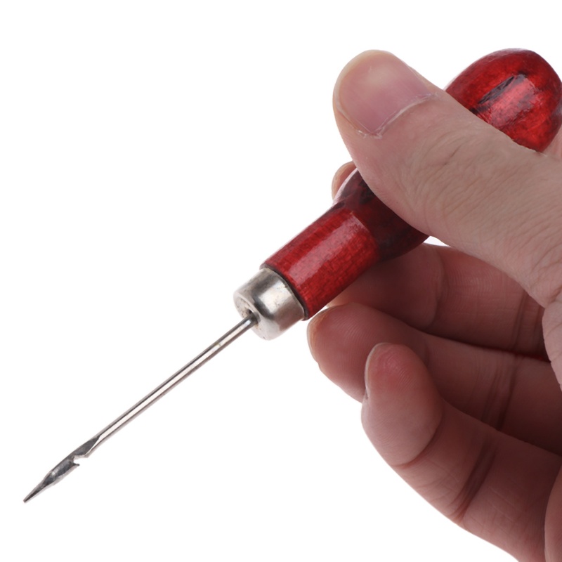 Dùi Đục Lỗ Bằng Thép Không Gỉ Tay Cầm Gỗ Dùng Sửa Chữa Đồ Trang Sức