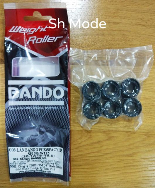 BI NỒI BANDO 15.9g 16g cho xe HONDA PCX, VAIRO, SH MODE, SPACY 125, AB 125 150 SH