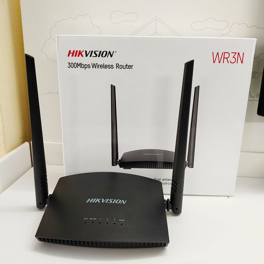 Bộ phát Router Wifi thông minh chuẩn N tốc độ 300Mbps HIKVISION DS-3WR3N I Hàng chính hãng I Bảo hành 24 tháng