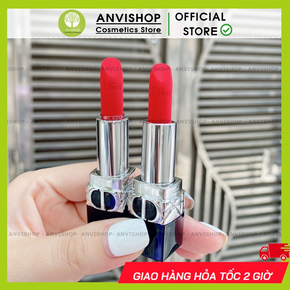 SON DIOR 999 MATTE VELVET unbox (inbox shop check kho trước khi đặt) màu 520 / 772