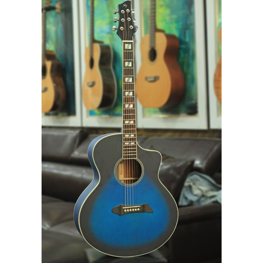 Đàn Guitar Acoustic NG-ST BLS (Solid Top)
